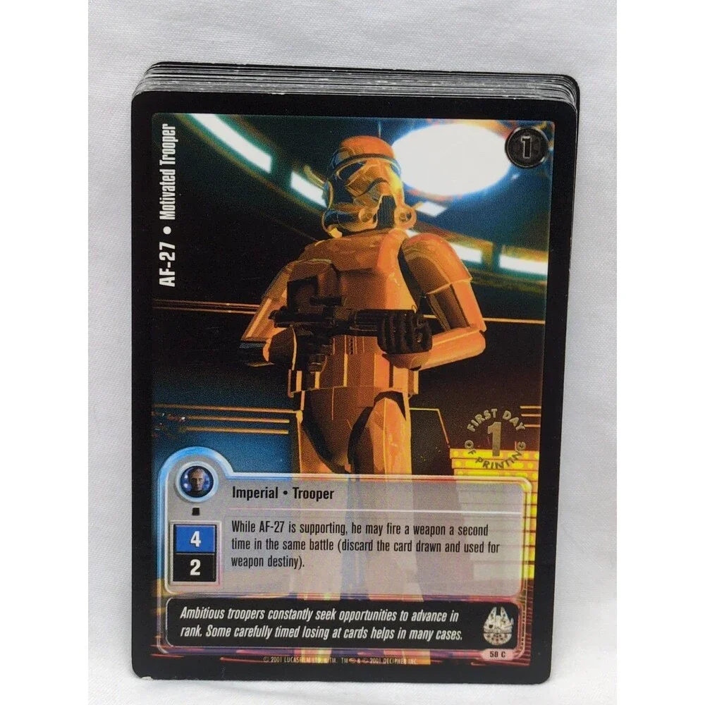 (21) Jedi Knights Common Uncommon Rare Cards Some Gold First Day